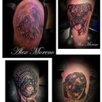 Tattoos - Black and Grey Wildlife Portraits 2 - 108127